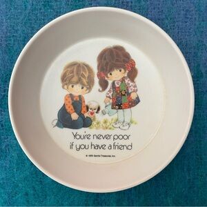 Vintage Cottage Core Melamine Dish